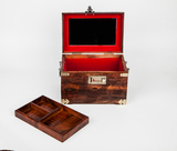 老挝大红酸枝梳妆箱实木首饰盒高档镜箱红木珠宝箱 密码箱保险箱