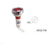 XD10-7 带线信号灯 电源指示灯DC12V DC24V AC220V 10mm