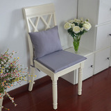 纯色灰色全棉纯棉布艺椅垫/餐椅垫/坐垫/海绵垫/椅子垫/凳子垫