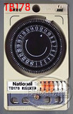 全新松下定时器TB178时间控制器 机械式时控开关 定时钟 无电池型