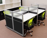 云南昆明新款办公家具电脑桌椅组合2/4四人职员工工作位桌子卡座