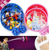 专柜正品迪士尼儿童玩具 发光吸盘球 亲子游戏健身双人投掷吸板球