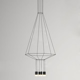 北欧创意设计师的灯国外线条时尚创意餐厅会议室楼梯LED个性吊灯