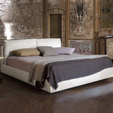 千禧双虎 皮床北欧简约现代小户型皮艺床双人卧室床1.8米储物床