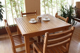 全竹制家具 100%楠竹 竹子 田园风格 环保休闲餐桌椅 小方桌+椅子