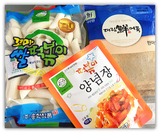 韩国进口年糕组合 进口年糕+进口年糕酱+进口鱼饼（350克）