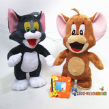 迪士尼汤姆杰瑞玩偶 猫和老鼠公仔Tom Jerry 毛绒玩具七夕礼物