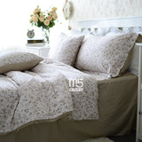 莱西全棉床上用品床笠床罩四件套纯棉韩式田园1.8m床单被套件1.5m