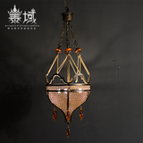 泰域 泰国铁艺装饰吊灯特色工艺品 创意灯具装饰品艺术灯具装饰