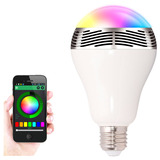 LED彩色音箱节能灯蓝牙音乐灯泡手机智能无线遥控可变色调光七彩
