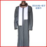 民国长衫送围巾相声大褂中式长袍古装演出服