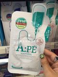 绿色APE 可莱丝蛋白质针剂镇定抗敏面膜 韩国正品代购 十片包邮