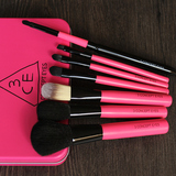 包邮3CE化妆刷套装 铁盒7支化妆工具彩妆套装 粉底刷唇刷全套工具