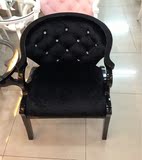 欧式圈椅售楼部服装店桌椅组合单人沙发椅电脑椅太师椅咖啡椅靠椅