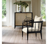 美式时尚布艺单人位沙发椅欧式新古典艺术休闲椅高档实木单椅定制