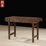 非洲鸡翅木琴台中式红木琴桌实木古筝台写字桌明清古典家具
