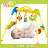 新生儿婴儿宝宝床上摇铃0-3-6个月床铃音乐健身架早教玩具