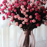 仿真小玫瑰花束卧室客厅茶几家居假花单支摆件绢花装饰品PE植物