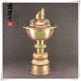 藏传佛教用品尼泊尔纯红铜酥油灯供灯长明灯特大号结缘价直径30cm
