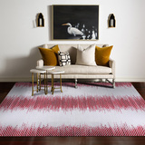 印度进口地毯羊毛棉手工编织简约美式田园纯色素色百搭客厅茶几毯