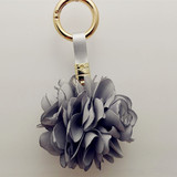 韩国可爱创意包包挂件挂饰毛绒钥匙扣花朵钥匙圈汽车钥匙链女士