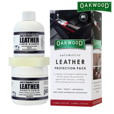 澳洲Oakwood汽车皮革清洁剂护理膏套装 汽车真皮座椅清洁保养翻新