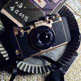 韩国创意复古立体照相机苹果iPhone5s/6s/plus挂绳全包手机壳包邮
