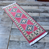 巴基斯坦进口毯垫装饰毯30x90公分纯羊毛手工编织民族风格