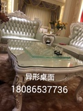 武汉专业定制5-12MM欧式钢化玻璃桌面/台面/方形/异形餐桌茶几面