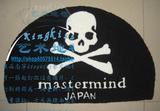 mastermind japan MMJ 手工针织毯子 骷髅王 半圆黑白 地毯 地垫