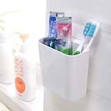 丰庆创意强力吸盘牙刷架牙刷盒吸壁式壁挂放牙膏架子浴室洗漱收纳