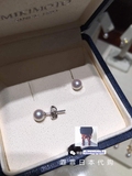 菲菲日本专柜正品代购 mikimoto 御木本AKOYA18k金海水珍珠耳钉