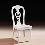 特价促销简单餐椅　实木餐椅 白色田园 餐桌椅