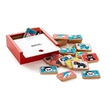 儿童记忆棋 榉木制作 24片 木盒装 3岁以上早教益智桌游图案玩具