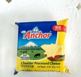 安佳乳酪芝士片 原味干酪奶油奶酪片12片250g早餐三明治烘焙材料