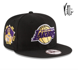 NBA KOBE LAKERS科比湖人退役new era美国代购直邮包邮正品黑色帽