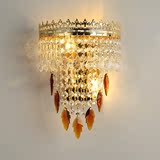 水晶壁灯欧式创意墙壁灯具现代墙灯简约客厅卧室led床头灯饰壁灯