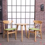 现代简约 北欧宜家 餐厅设计师实木椅凳子餐椅原木欧式整装办公椅