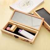 韩国创意文具盒男女简约多功能密码锁文具盒小学生礼物铅笔盒