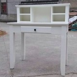 美式乡村写字台定制全实木儿童书桌白色订做HH Thompson书桌 I112