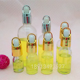 透明玻璃精油瓶花篮盖 玻璃滴管 调配分装瓶 化妆品空瓶子包装瓶