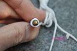 进口ELECOM耳机线材 DIY必备维修耳机线 3.5镀金粗插头升级线材