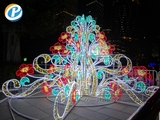 户外大型中秋国庆节LED灯光亮化造型气氛工程装饰布置圣诞节美陈