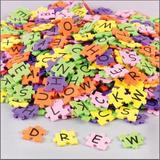 儿童益智玩具3-7岁 幼儿园启蒙手工制作材料 英文字母A-Z拼图贴纸