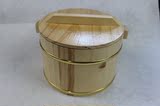 金边味盅桶 木桶饭盛器 带盖木桶饭盒饭店家庭用餐桌小木桶