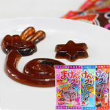 日本进口糖果零食 杉本屋 石头剪刀布葡萄/可乐/汽水味橡皮糖 15g