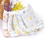 西松屋 高密度双层纱布手帕婴儿毛巾 宝宝用品儿童口水巾