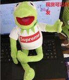 美国TY正版 superme 芝麻街 科密特青蛙Kermit 毛绒公仔玩具玩偶