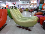 懒人沙发休闲创意可爱小户型单人双人茄子王香蕉摇椅躺椅特价促销