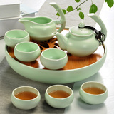 景德镇陶瓷茶盘 整套茶具套装茶壶茶杯干泡茶海蓄水式茶台 特价